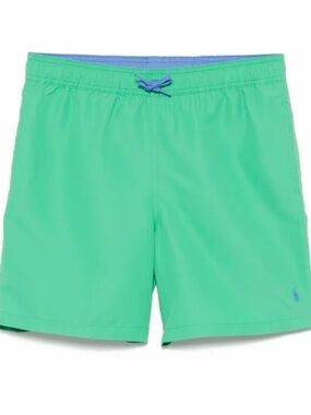 NWT Polo Ralph Lauren Boys Green Travelers Swim Trunks green kids size 7